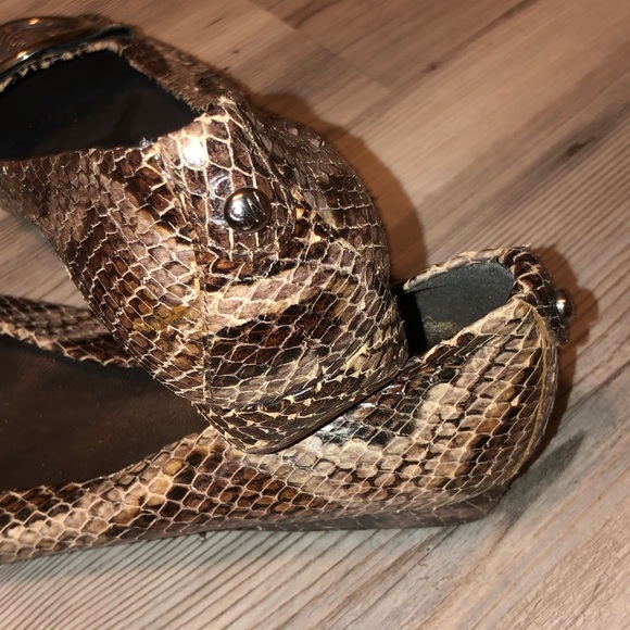 Stuart Weitzman Snakeskin Flats - Picture 5 of 6